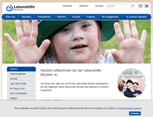 Tablet Screenshot of lebenshilfe-muenster.de